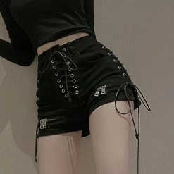 Yoursblack High Waist Tie Shorts