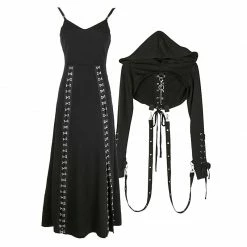 Yoursblack Punk Sling Dress&Hoodie Hoodies&Sweatshirts
