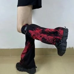 Yoursblack NEWS Bloody Punk Leg Warmer