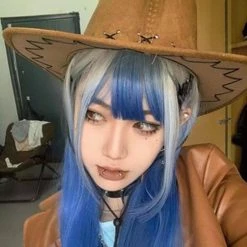 Yoursblack Blue Fire Heart Wig 11 Yoursblack Blue Fire Heart Wig