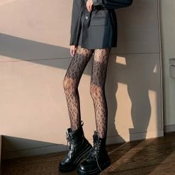 Yoursblack New In Jun Leopard Stockings