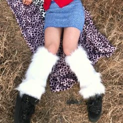 Yoursblack Plush Leg Warmers