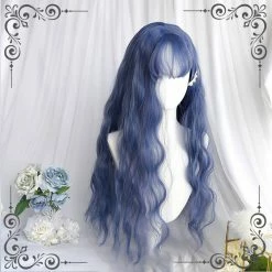 Yoursblack "Blue Galaxy" Long Curly Wig NEWS