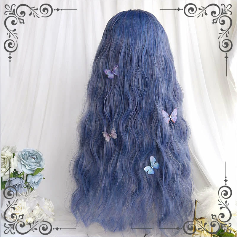 Yoursblack "Blue Galaxy" Long Curly Wig NEWS 3 Yoursblack "Blue Galaxy" Long Curly Wig NEWS