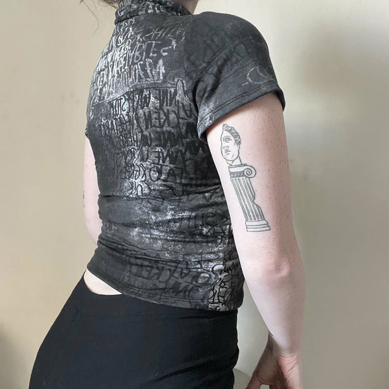 Yoursblack New In May Cut-Out Dark T-Shirt 4 Yoursblack New In May Cut-Out Dark T-Shirt