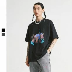 Yoursblack TOPS Hanging Bear T-shirt