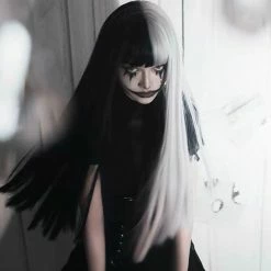 Yoursblack Two-Tone Long Straight Hair