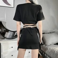 Yoursblack Waist Tie T-Shirt 11 Yoursblack Waist Tie T-Shirt