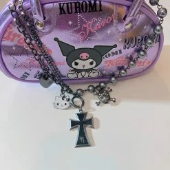 Yoursblack Cross Dark Necklace Spring Sale