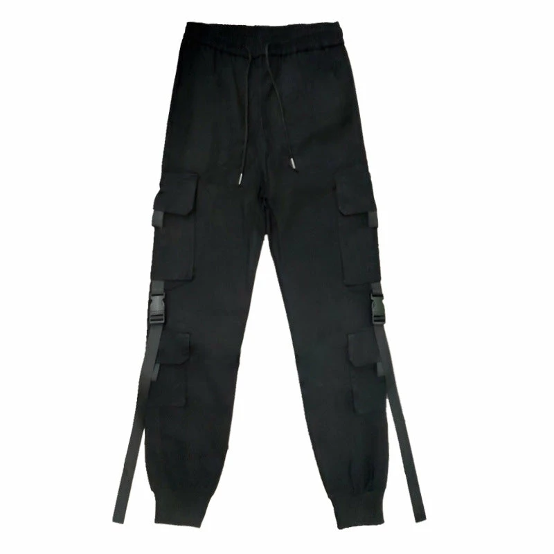 Yoursblack Multi-Pocket Streamer Cargo Pants 1 Yoursblack Multi-Pocket Streamer Cargo Pants