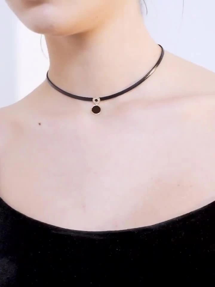 Yoursblack Accessory Diamond Choker YB107 3 Yoursblack Accessory Diamond Choker YB107