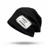 Yoursblack NEWS Patch Letter Beanie Hat