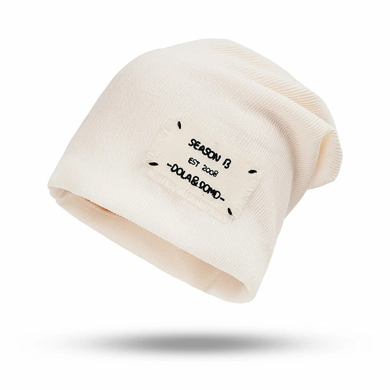 Yoursblack NEWS Patch Letter Beanie Hat 3 Yoursblack NEWS Patch Letter Beanie Hat