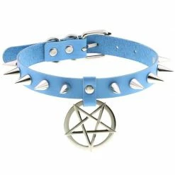 Yoursblack Pentagram Spike Choker Chokers