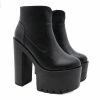 Yoursblack NEWS Platform High Heel Ankle Boots