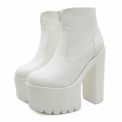 Yoursblack NEWS Platform High Heel Ankle Boots