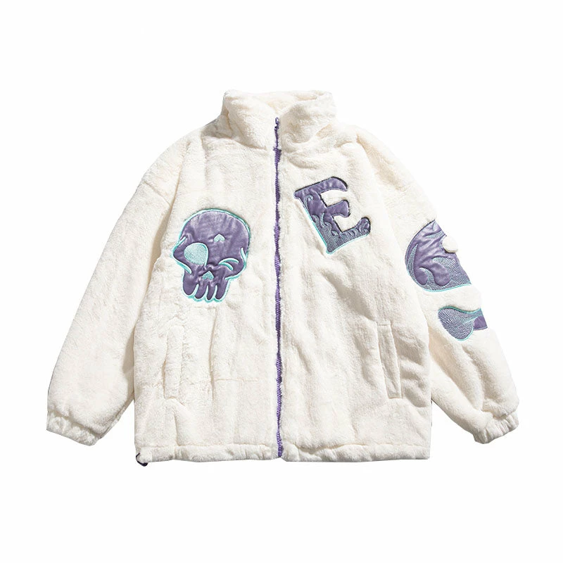 Yoursblack NEWS Plush Skull Coat 3 Yoursblack NEWS Plush Skull Coat