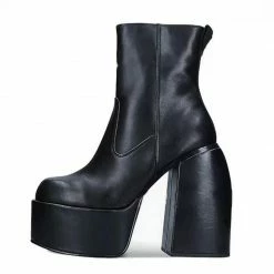Yoursblack Punk High Heel Ankle Boots NEWS