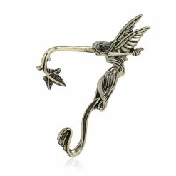 Yoursblack NEWS Retro Devil Angel Single Stud Earrings