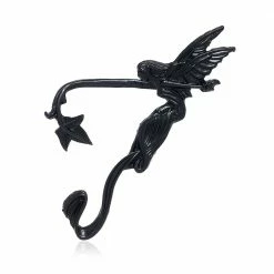 Yoursblack NEWS Retro Devil Angel Single Stud Earrings