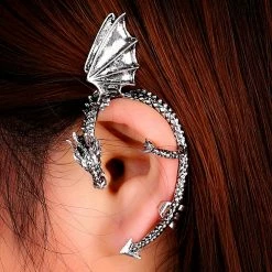 Yoursblack NEWS Retro Dragon Ear Clip