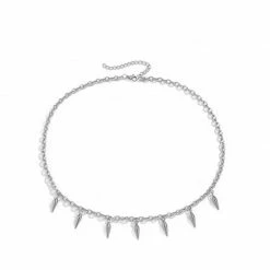 Yoursblack NEWS Rivet Clavicle Chain