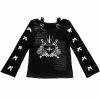 Yoursblack Dark Hollow Bow Sweatshirt