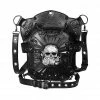 Yoursblack Punk Skull Rose Bag Accessory