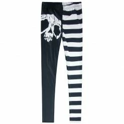 Yoursblack Punk Striped Girl Tight Pants