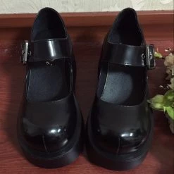Yoursblack Black Doll Mary Jane Shoes