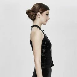 Yoursblack NEWS Dark Moon Velvet Vests