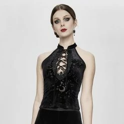 Yoursblack NEWS Dark Moon Velvet Vests