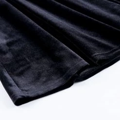 Yoursblack Mesh Sleeve Velvet Dress