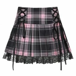 Yoursblack Wicked Scholar Mini Skirt BOTTOMS