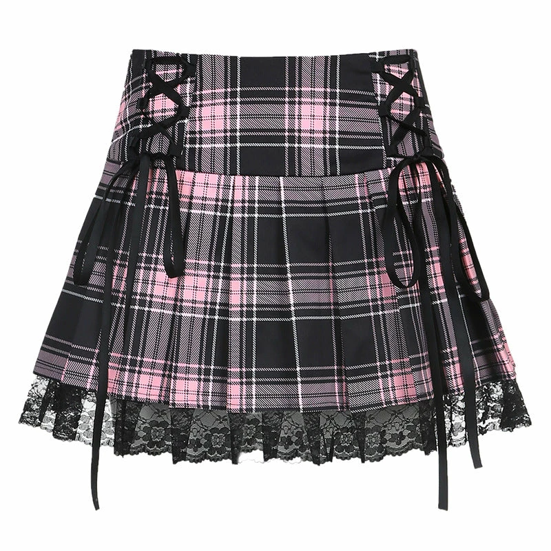 Yoursblack Wicked Scholar Mini Skirt BOTTOMS 2 Yoursblack Wicked Scholar Mini Skirt BOTTOMS