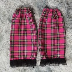 Yoursblack Plaid Leg Warmer