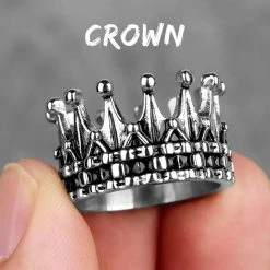 Yoursblack Accessory Crown Ring
