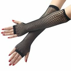 Yoursblack Fishing Net Arm Sleeve Gloves