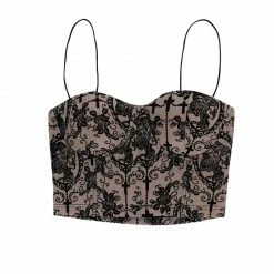 Yoursblack Cross Tube Top Vest TOPS