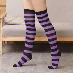 Yoursblack Colorful Striped Stockings Socks&Stockings