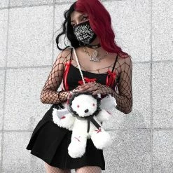 Yoursblack Dark Angel Bear Bag