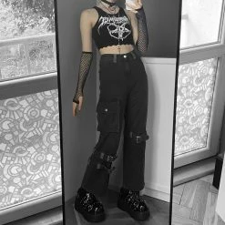 Yoursblack Sexy Exposed Navel Vest TOPS