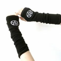 Yoursblack Dark Sleeve Moon/Daisy/Cross/Five-pointed Star