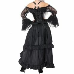 Yoursblack Vintage Gothic Lace Dress Set