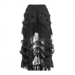 Yoursblack Gothic Party Lace Skirt
