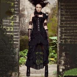 Yoursblack Gothic Party Lace Skirt