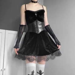 Yoursblack Gothic Retro Corset