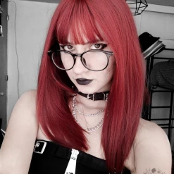 Yoursblack Accessory Chic Long Straight Wig With Air Bangs