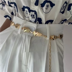 Yoursblack NEWS Peach Heart Waist Chain