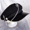 Yoursblack Gothic Lolita Navy Beret